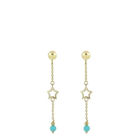 Earrings CikOrefice Gioielli Woman in Gold Pasta di turchese O7Z2GU0 - O7Z2GU0